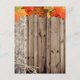 Ajouter votre propre texte Invitation d'automne