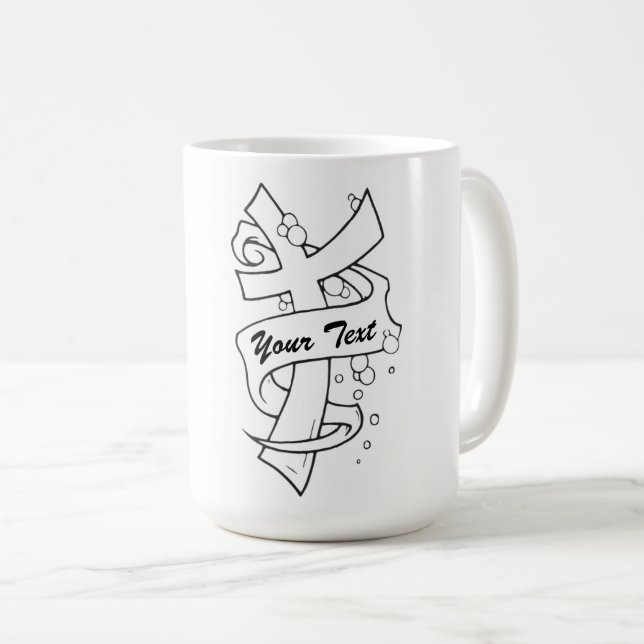Ajouter votre texte - Combo Mug (Devant droit)