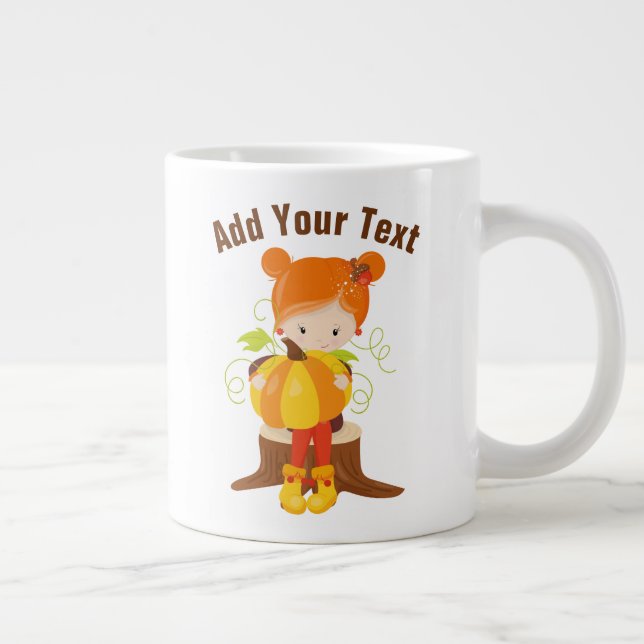 Ajouter votre texte - Mug Jumbo (Droite)