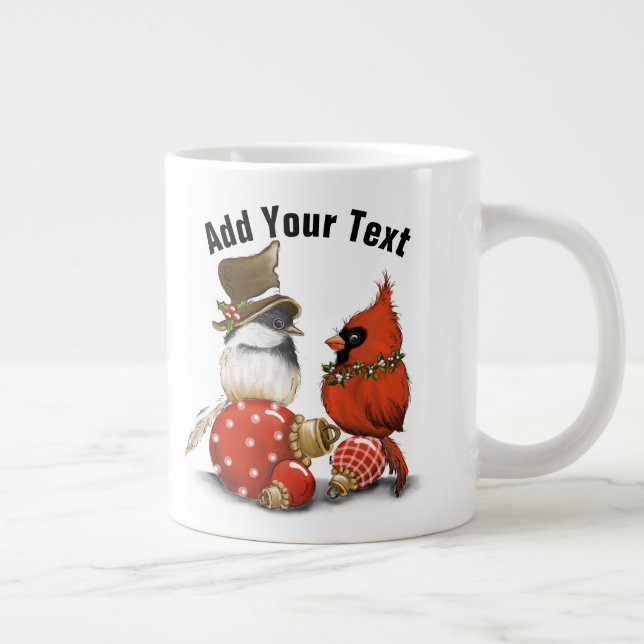 Ajouter votre texte - Mug Jumbo (Droite)