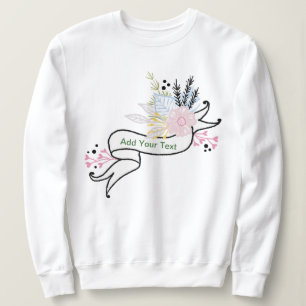 Ajouter votre texte - Sweatshirt de base pour femm