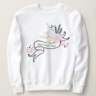 Ajouter votre texte - Sweatshirt de base pour femm