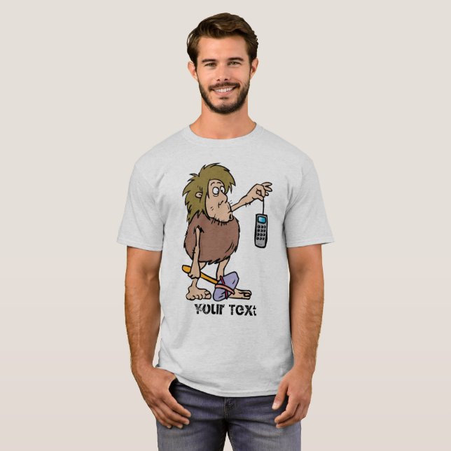 Ajouter votre texte - T-shirt de base pour hommes (Devant entier)