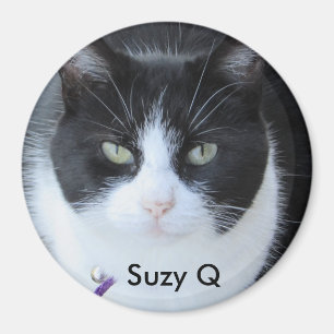 Ajoutez la photo de votre chat à cet aimant de réf