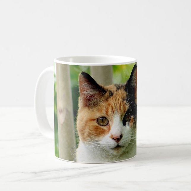 Ajoutez la photo de votre chat à un mug (Devant gauche)