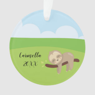 Ajoutez le nom et l'année à la paresse somnolent