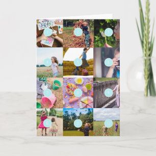 Ajoutez vos 12 photos Carte personnalisable