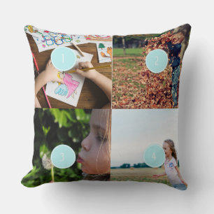 Ajoutez Vos Propres Photos Coussin personnalisable