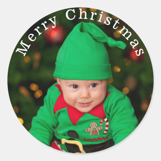Ajoutez vos stickers Photo Christmas (Devant)