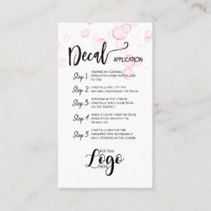 AJOUTEZ VOTRE APPLICATION DE DÉTAILS LOGO CARTES D