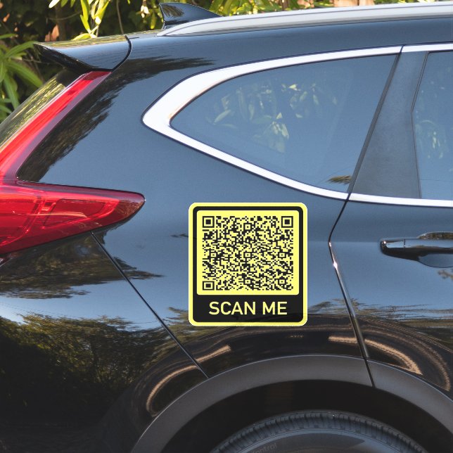 Ajoutez Votre Autocollant de Code QR Drôle de Coul (Coté voiture)