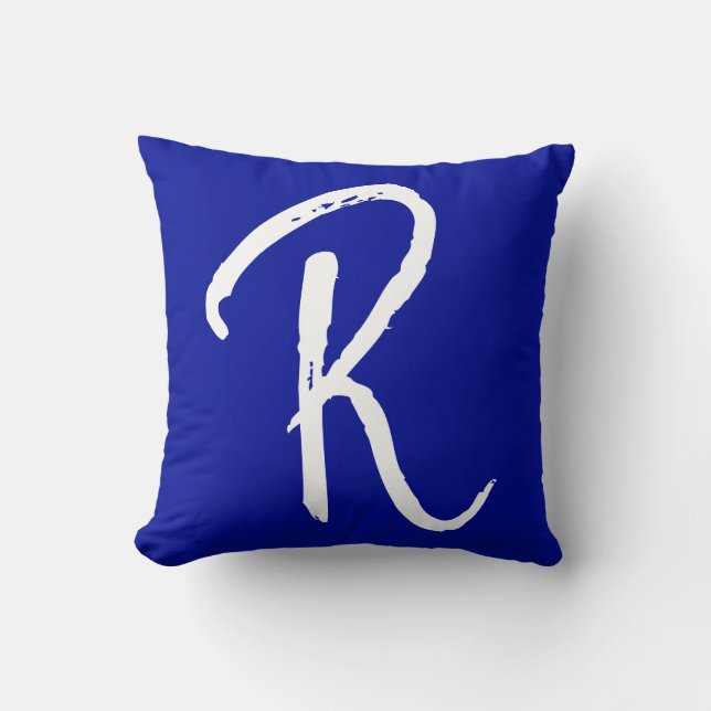 Ajoutez Votre Coussin D'Oreiller À Jets R Lettre (Recto)