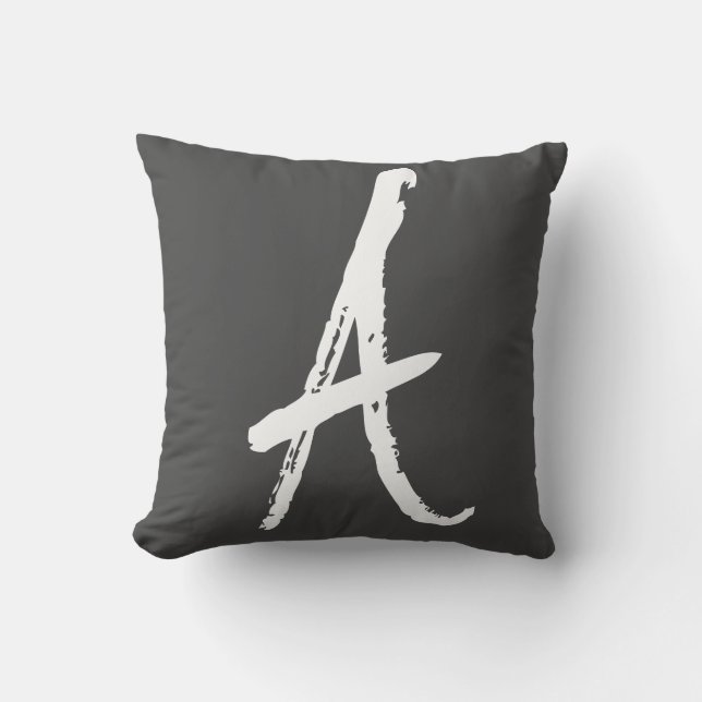 Ajoutez Votre Lettre Un Coussin D'Oreiller À Thon (Recto)