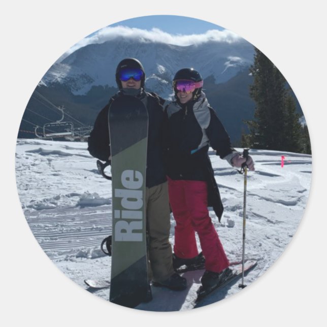 Ajoutez votre logo photo Stickers (Devant)