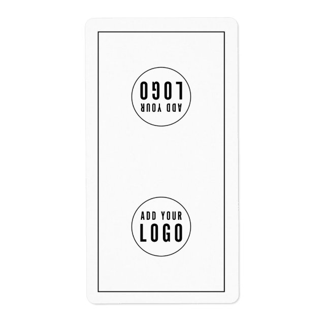 Ajoutez votre logo Sticker d'emballage pour sacs à (Devant)