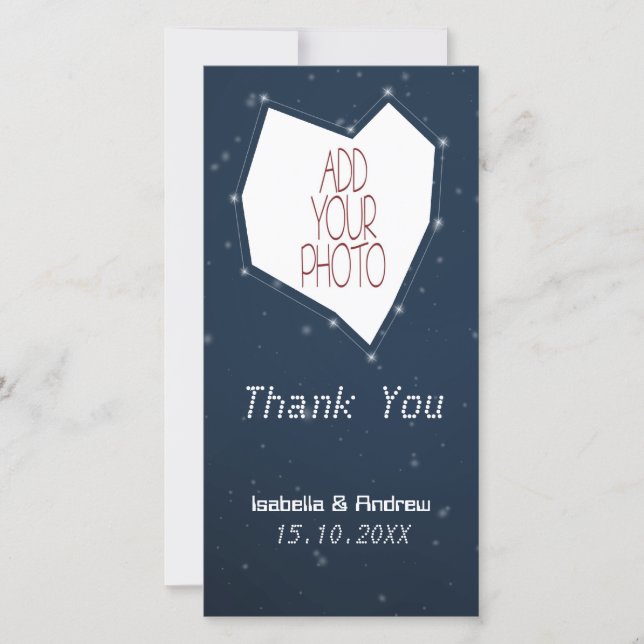 Ajoutez votre Merci de constellation d'amour de (Devant)