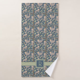 Ajoutez votre motif floral mignon initial de