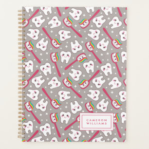 Ajoutez votre nom Rainbow Teeth Motif