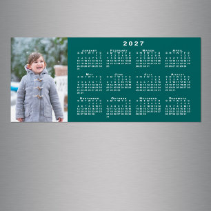 Ajoutez votre photo Calendrier 2027 Aimant sarcell