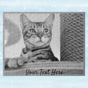 Ajoutez votre photo d'animal 11x14 Puzzle en forme