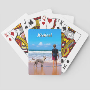 Ajoutez votre photo de compagnie Cartes à jouer Ca