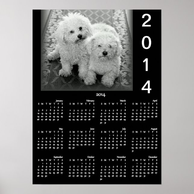 Ajoutez votre photo Poster Calendrier 2014 (Devant)