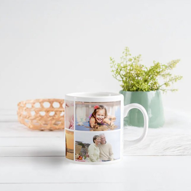 Ajoutez votre propre 6 Photo Café Mug (Créateur téléchargé)