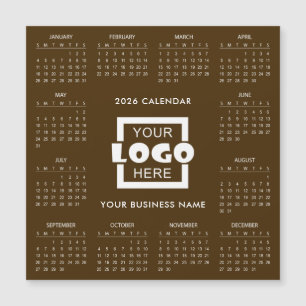 Ajoutez votre propre logo d'entreprise Calendrier
