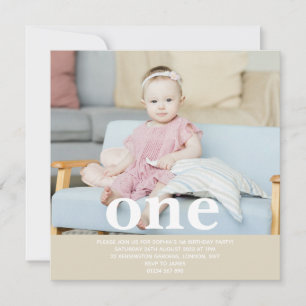 Ajoutez votre propre photo One First Birdday Party