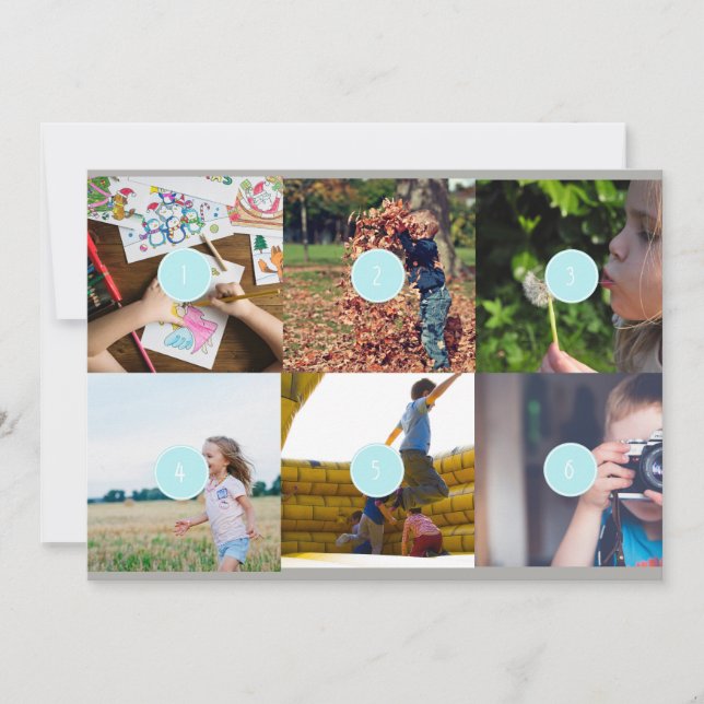 Ajoutez votre propre PostCard 6 Photo personnalisa (Devant)