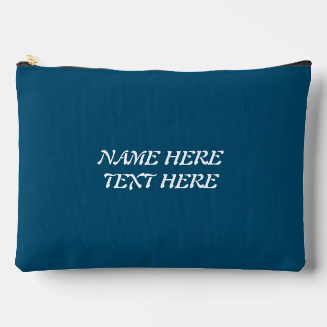 AJOUTEZ VOTRE PROPRE SAC DE MAQUILLAGE DE TEXTE (Recto)