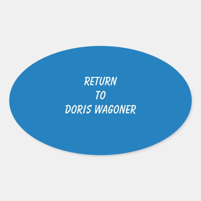 AJOUTEZ VOTRE PROPRE STICKER ROND CLASSIQUE TEXTE- (Devant)