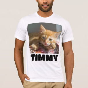 AJOUTEZ VOTRE T-SHIRTS T-SHIRT AVEC PHOTO CAT