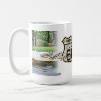 ajoutez votre tasse de l'itinéraire 66 de photos