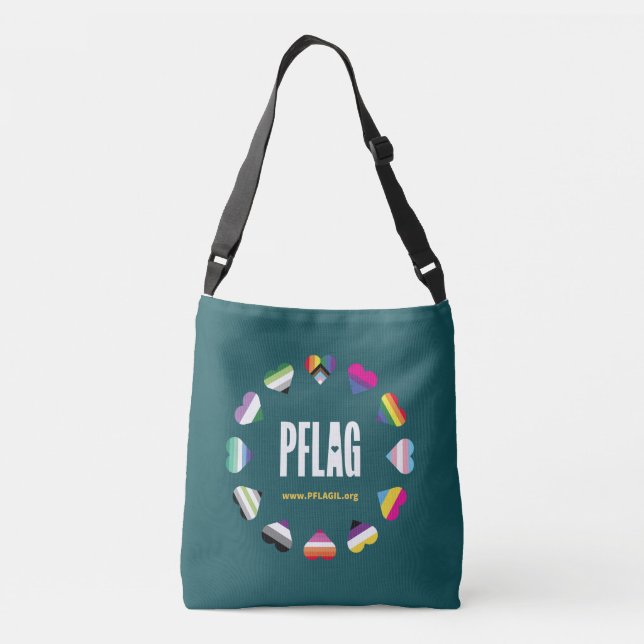 Ajustable 12 Sac fourre-tout en PFLAG du cercle cardiaque (Dos)