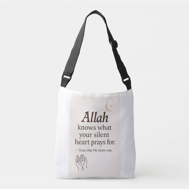 Ajustable Allah vous entend - Sac fourre-tout de citation is (Devant)