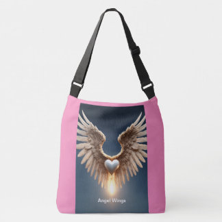 Ajustable Ange Ailes Grand Sac fourre-tout Transversal Avec