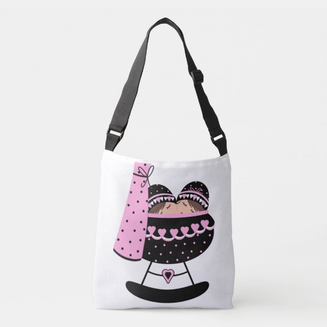 Ajustable Bébé - Sac Corps Croisé, Moyen (Devant)