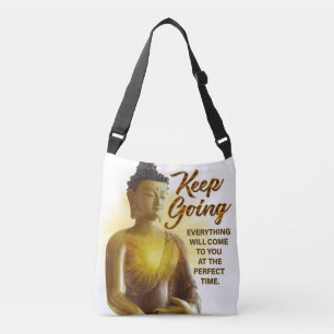 Ajustable Bouddha inspirant - Sac fourre-tout motivationnel