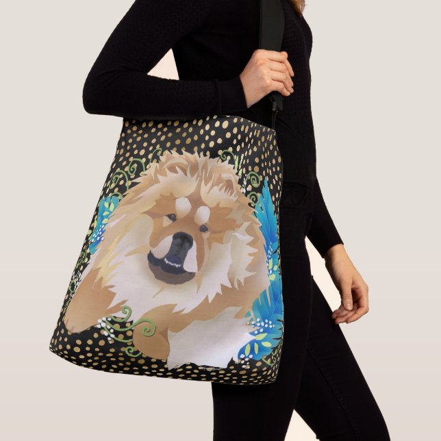 Ajustable Bouffe de DAEJA vu (or noir) crossbody ou sac (De près)