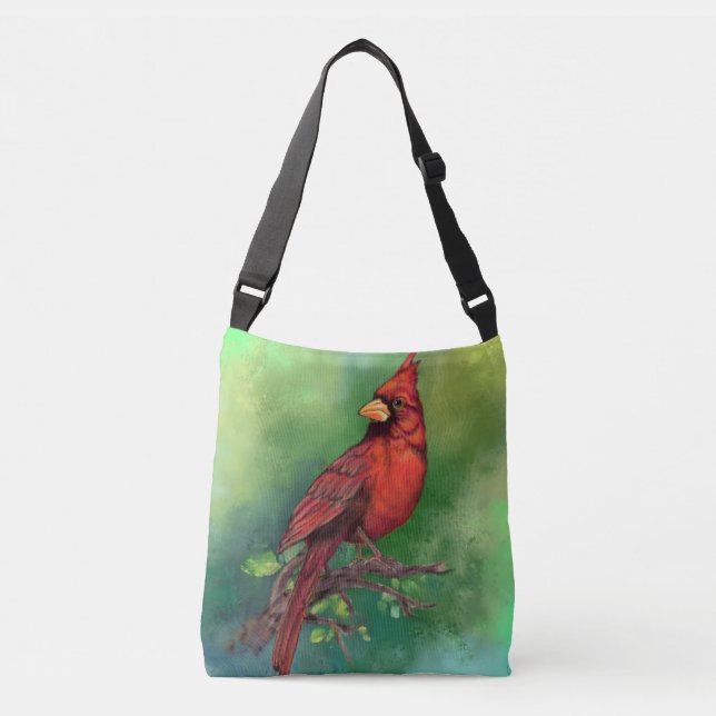 Ajustable Cardinal-Rouge du Nord Peinture de sac de cardinal (Devant)
