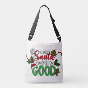 Ajustable Cher Père Noël définir bon Noël   Sac carrossable