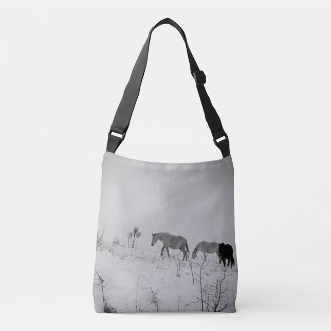 Ajustable Chevaux Sac Croisé Tout-Sur-Impression Personnalis (Devant)