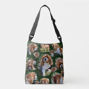 Ajustable Collage photo Cavalier Spaniel, Sac Crossbody