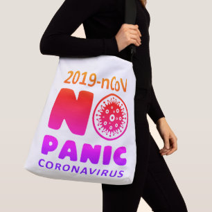 Ajustable Coronavirus Tout-Sur-Impression Sac Corps Croisé, 