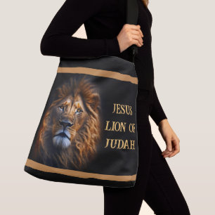 Ajustable Corps croisé Sac fourre-tout Jésus Christ Lion De 