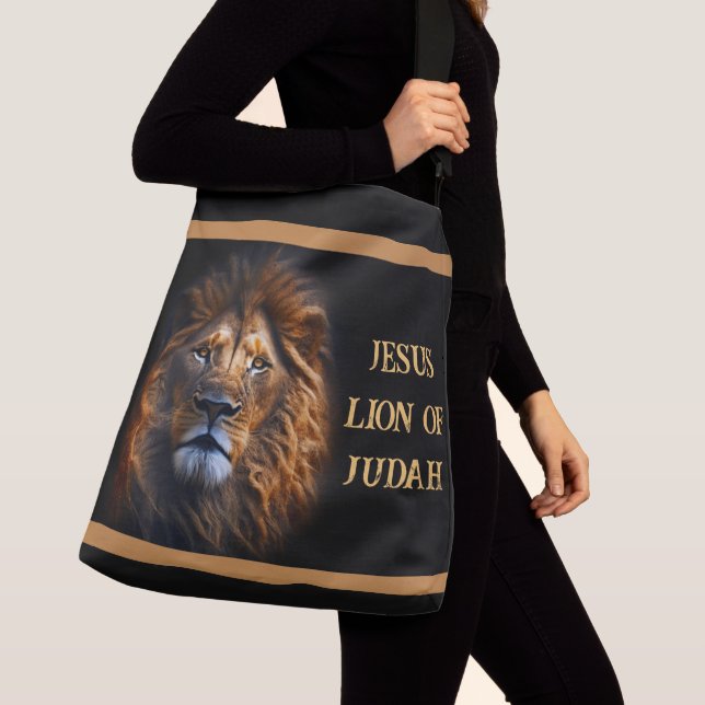 Ajustable Corps croisé Sac fourre-tout Jésus Christ Lion De  (De près)