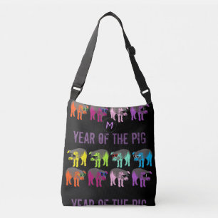 Ajustable Couleurs de pop Sac de monogramme zodiaque de l'an