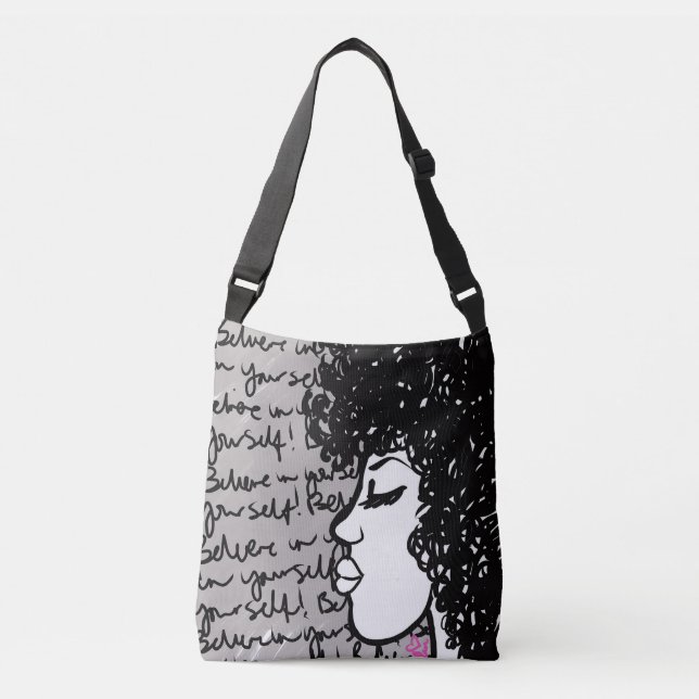 Ajustable Croyez en vous-même le sac de Croix-Corps (Devant)