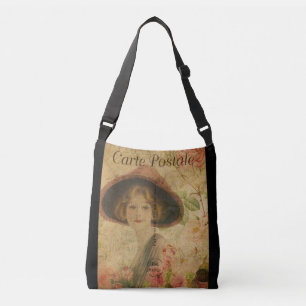 Ajustable Dame Victorienne À Paris Sac fourre-tout Design